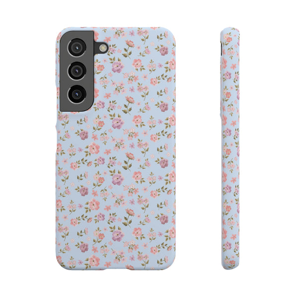Loveshackfancy Shabby Chic Ditsy Floral Blue Phone Case