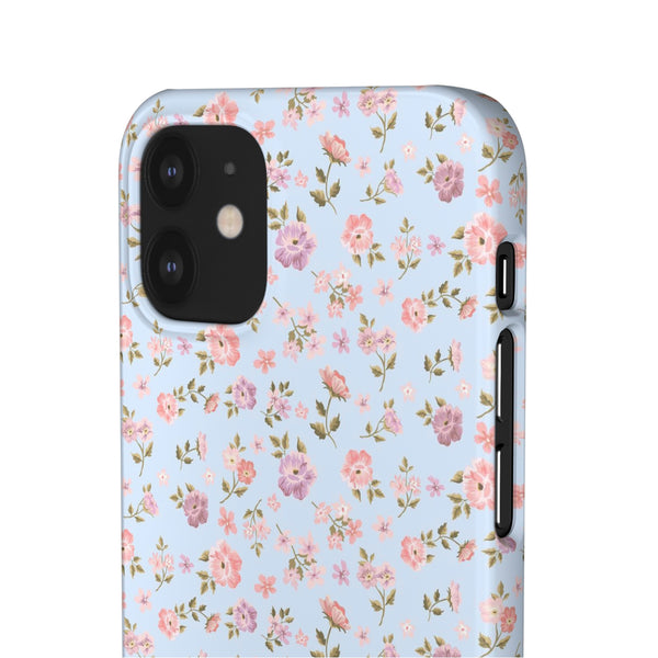 Loveshackfancy Shabby Chic Ditsy Floral Blue Phone Case