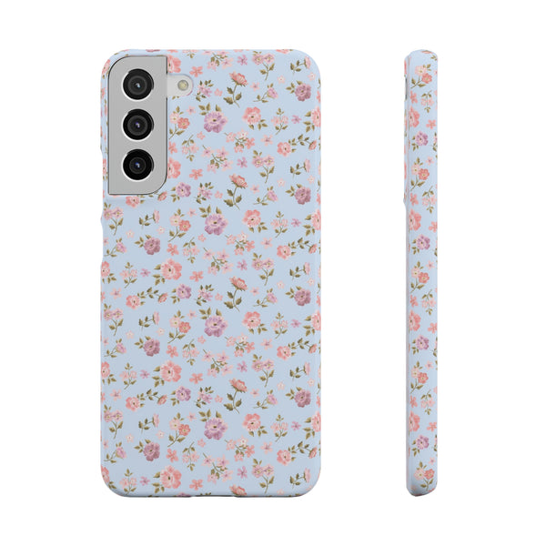 Loveshackfancy Shabby Chic Ditsy Floral Blue Phone Case