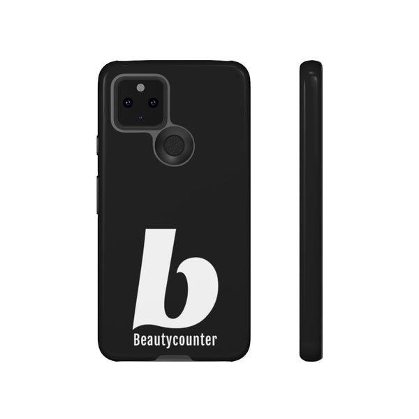 TOUGH Version Pretty Printing X Beautycounter Limited Edition Case Black with White logo