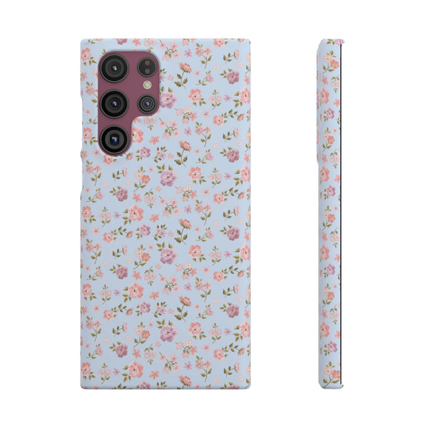 Loveshackfancy Shabby Chic Ditsy Floral Blue Phone Case