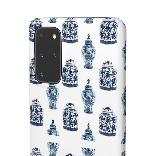 Chinoiserie Chic Blue and White Vase Preppy Phone Case