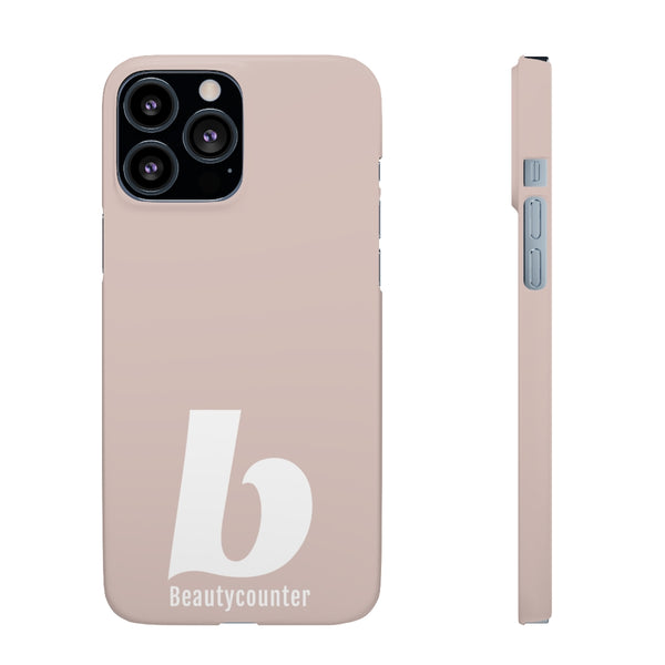 SLEEK Version Pretty Printing X Beautycounter Phone Case Blush`with White Logo