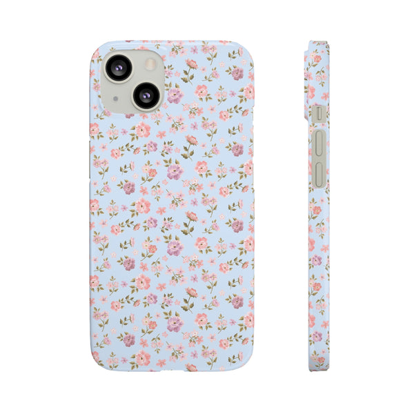 Loveshackfancy Shabby Chic Ditsy Floral Blue Phone Case