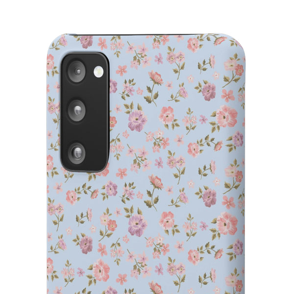Loveshackfancy Shabby Chic Ditsy Floral Blue Phone Case