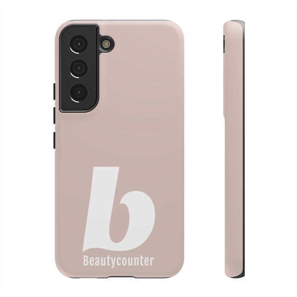 TOUGH Version Pretty Printing X Beautycounter Limited Edition Case Blush with White logo