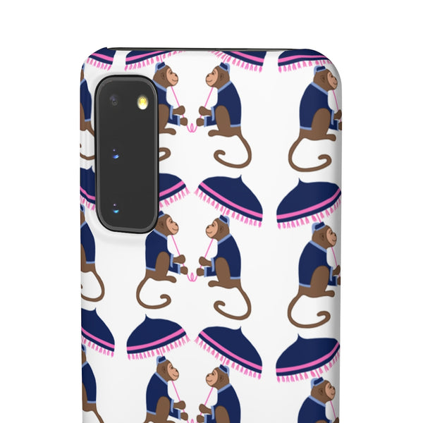 Monkey See Monkey Do Navy Phone Case