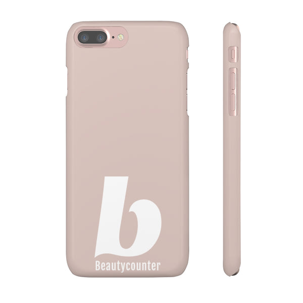 SLEEK Version Pretty Printing X Beautycounter Phone Case Blush`with White Logo