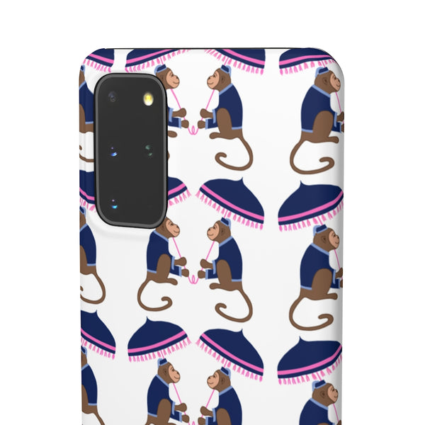 Monkey See Monkey Do Navy Phone Case