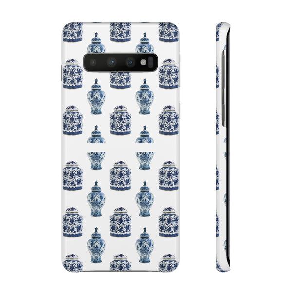 Chinoiserie Chic Blue and White Vase Preppy Phone Case