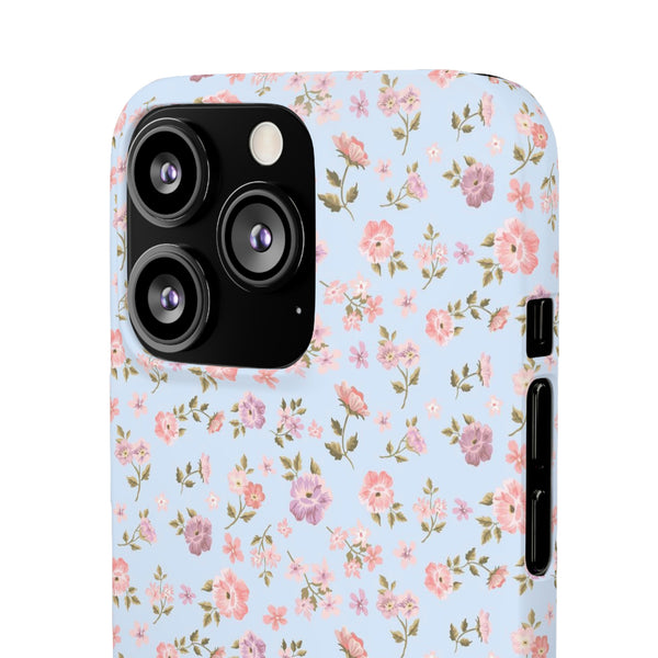 Loveshackfancy Shabby Chic Ditsy Floral Blue Phone Case