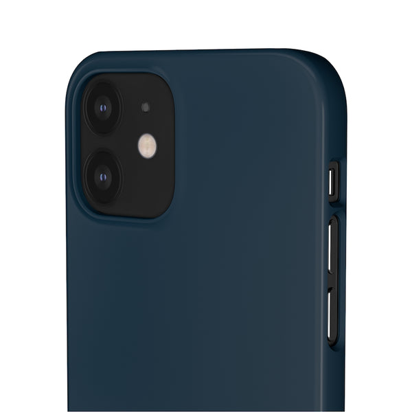 SLEEK Version Pretty Printing X Beautycounter Phone Case Navy with White Logo