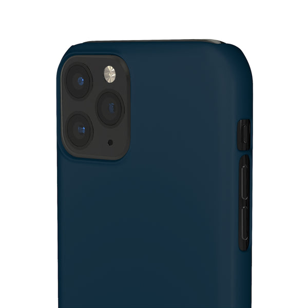SLEEK Version Pretty Printing X Beautycounter Phone Case Navy with White Logo