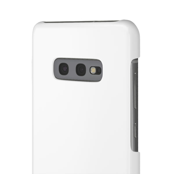 SLEEK Version Pretty Printing X Beautycounter Phone Case White with Navy Logo