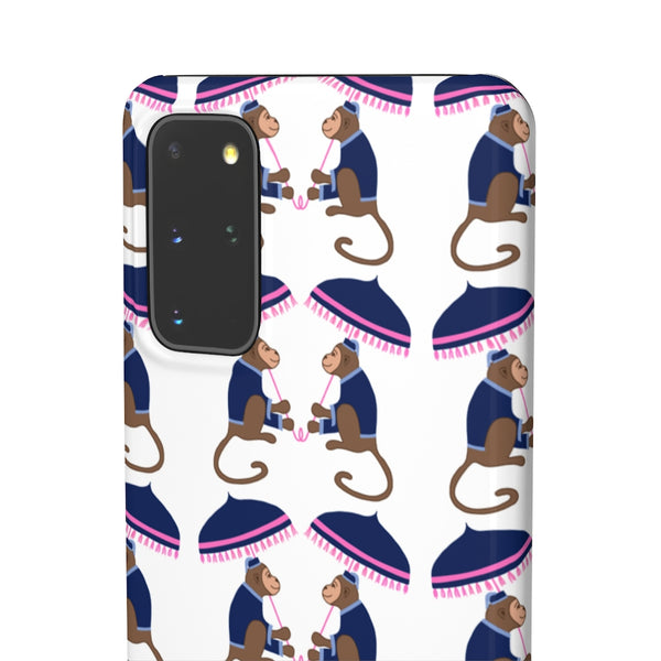 Monkey See Monkey Do Navy Phone Case