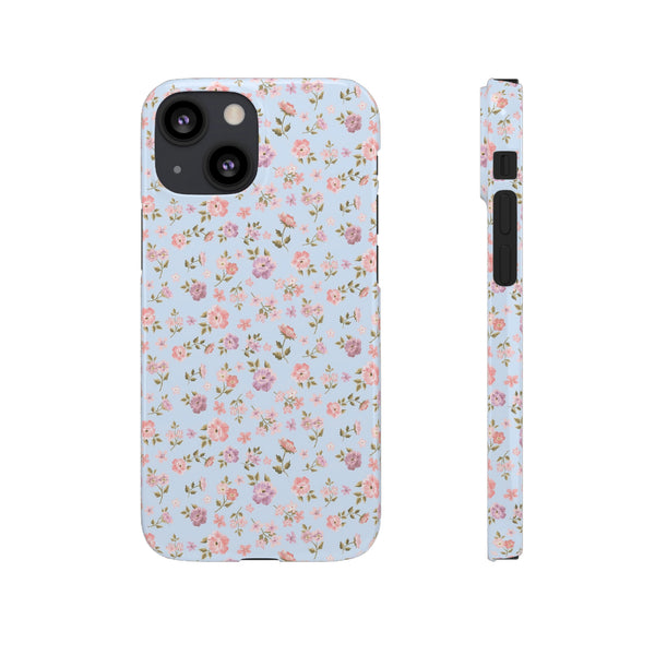 Loveshackfancy Shabby Chic Ditsy Floral Blue Phone Case