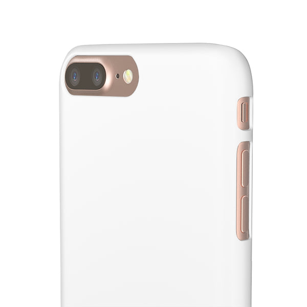 SLEEK Version Pretty Printing X Beautycounter Phone Case White with Navy Logo