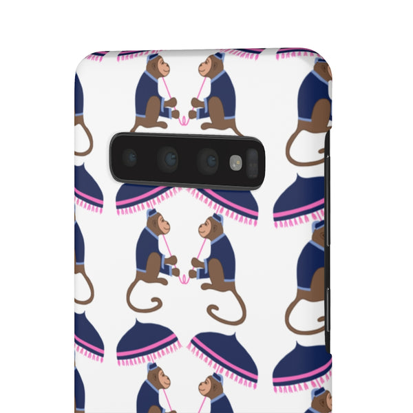 Monkey See Monkey Do Navy Phone Case