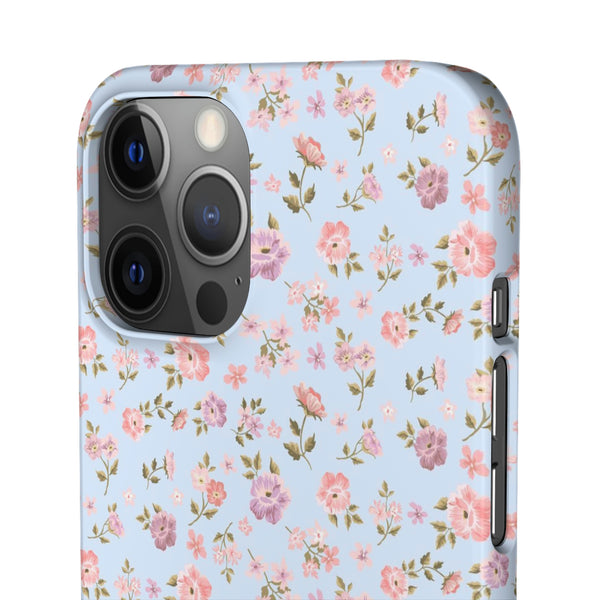 Loveshackfancy Shabby Chic Ditsy Floral Blue Phone Case