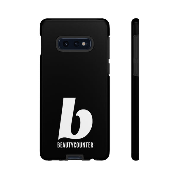 TOUGH Version Pretty Printing X Beautycounter Limited Edition Case Black with White logo