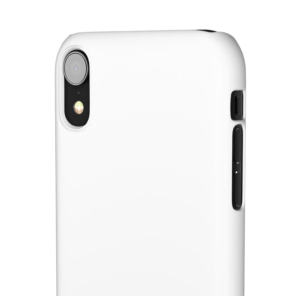 SLEEK Version Pretty Printing X Beautycounter Phone Case White with Navy Logo