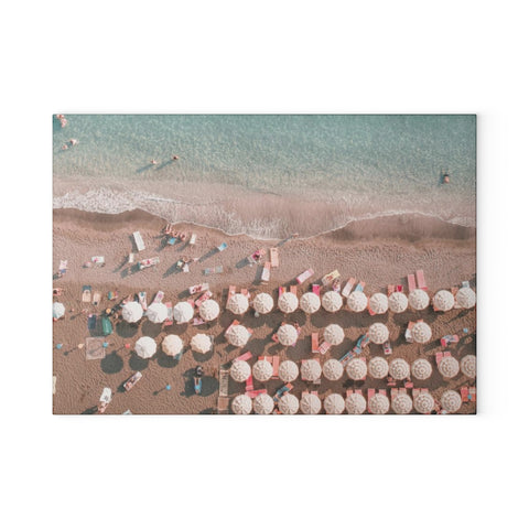 Cutting Board, Aerial Beach Scene choose 8x11 or 11x15 Makes the perfect hostess gift