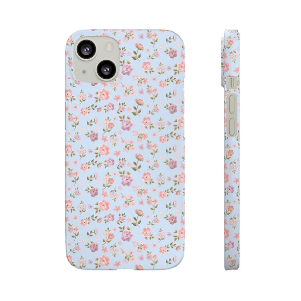 Loveshackfancy Shabby Chic Ditsy Floral Blue Phone Case