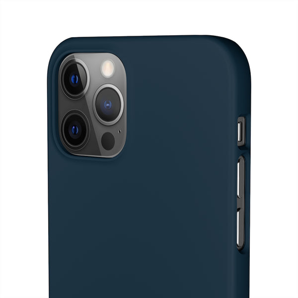 SLEEK Version Pretty Printing X Beautycounter Phone Case Navy with White Logo