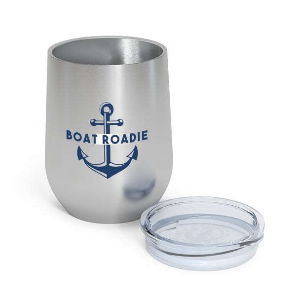 Boat Roadie Cold or Hot Wine, Cocktail Tumbler - perfect for Boat Gift, Dock Party, Yacht Club, Marina events