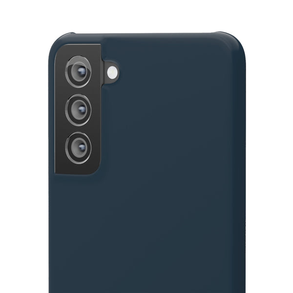 SLEEK Version Pretty Printing X Beautycounter Phone Case Navy with White Logo