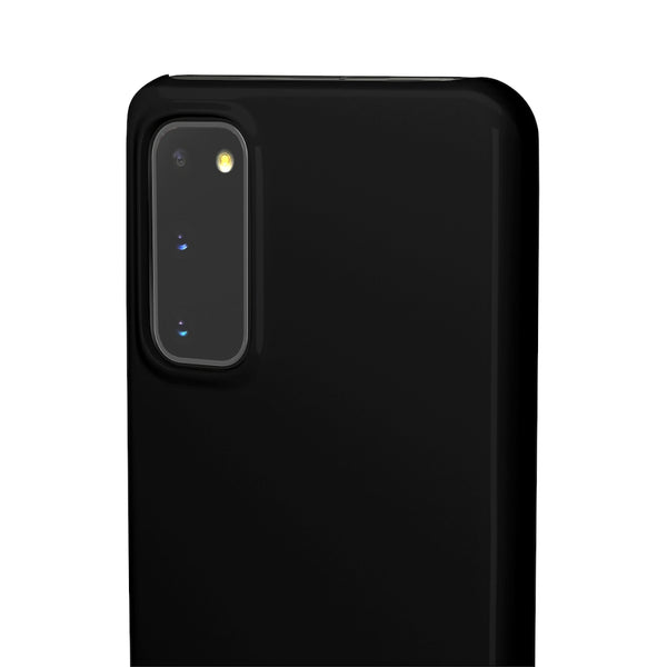 SLEEK Version Pretty Printing X Beautycounter Phone Case Black with White Logo