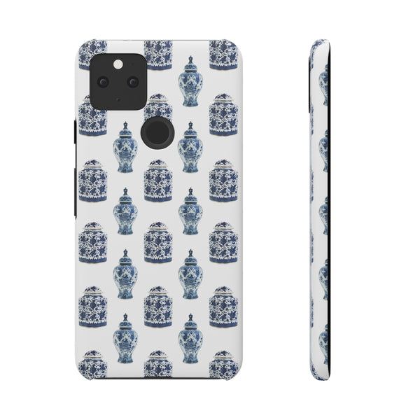 Chinoiserie Chic Blue and White Vase Preppy Phone Case