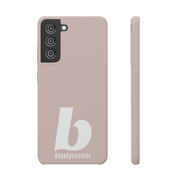 SLEEK Version Pretty Printing X Beautycounter Phone Case Blush`with White Logo