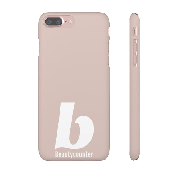 SLEEK Version Pretty Printing X Beautycounter Phone Case Blush`with White Logo