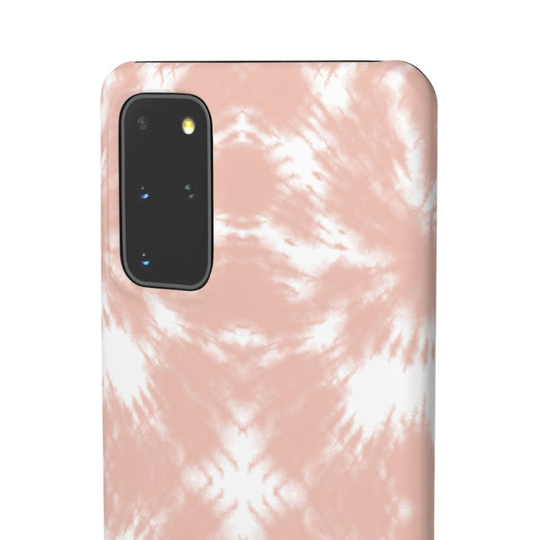 Tie Dye Shibori Blush + White Phone Case