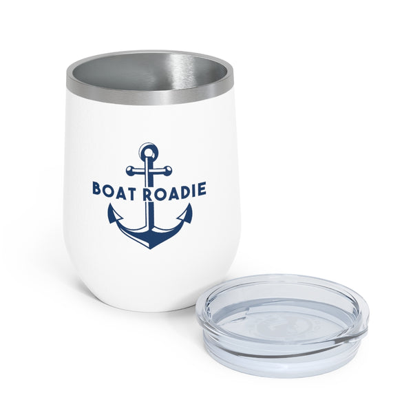 Boat Roadie Cold or Hot Wine, Cocktail Tumbler - perfect for Boat Gift, Dock Party, Yacht Club, Marina events