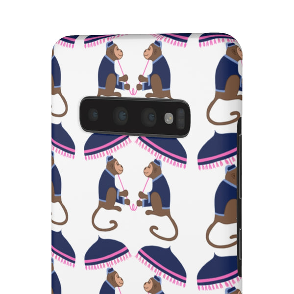 Monkey See Monkey Do Navy Phone Case