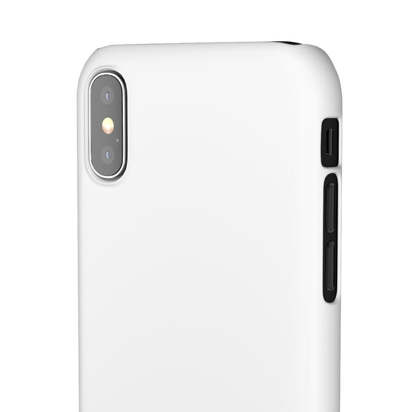 SLEEK Version Pretty Printing X Beautycounter Phone Case White with Navy Logo