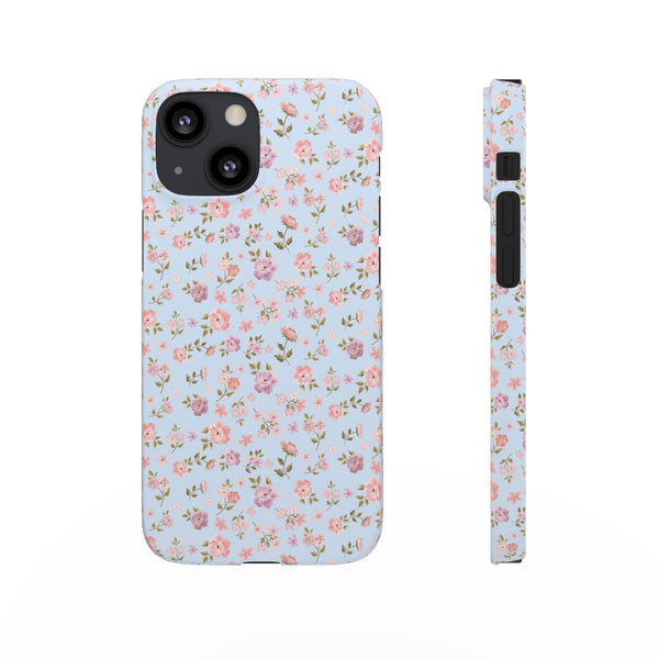 Loveshackfancy Shabby Chic Ditsy Floral Blue Phone Case