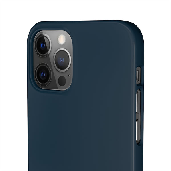 SLEEK Version Pretty Printing X Beautycounter Phone Case Navy with White Logo