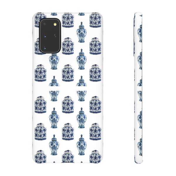 Chinoiserie Chic Blue and White Vase Preppy Phone Case