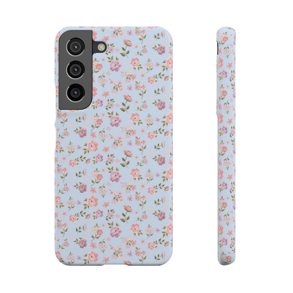 Loveshackfancy Shabby Chic Ditsy Floral Blue Phone Case