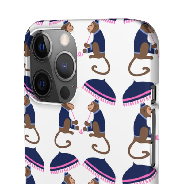 Monkey See Monkey Do Navy Phone Case
