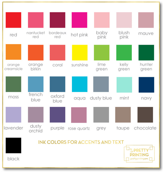 Classic Monogram Notecard - Royal (click for more colors options)
