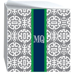 Post it Note Cube Chinoiserie Grey