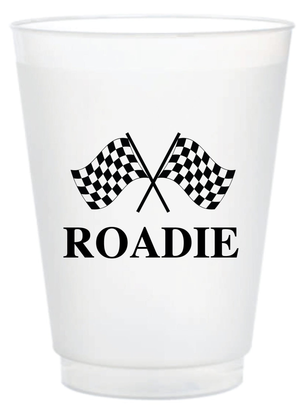 Frosted Cup - Racetrack, Nascar, Finish Line Roadie