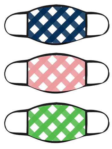 FACE MASK - Three Pack - Gingham