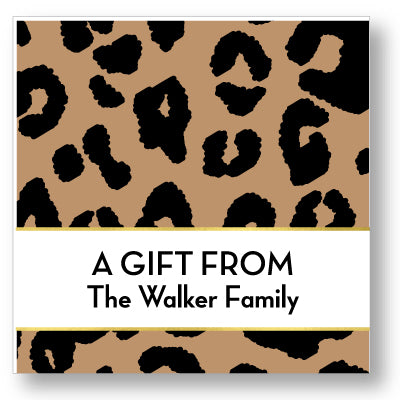 Gift Sticker Classic Leopard