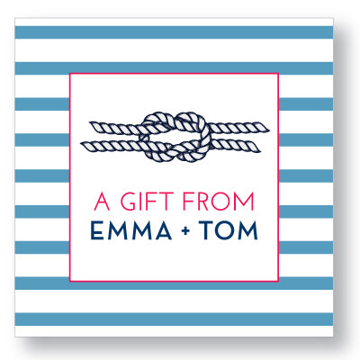 Gift Sticker Nautical Boat Rope