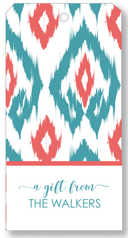 Gift Tag Island Ikat